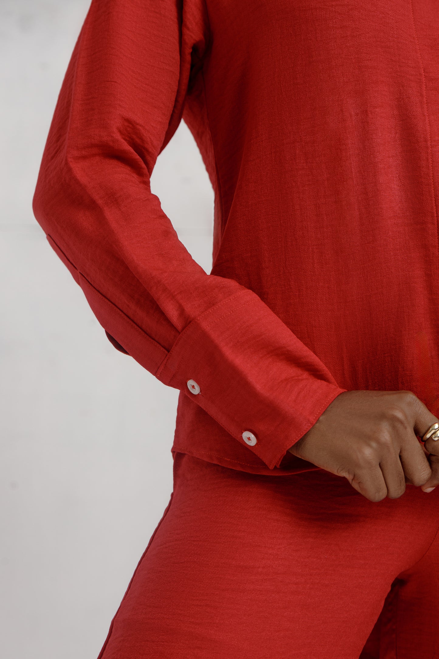 Thaila Linen Set Red