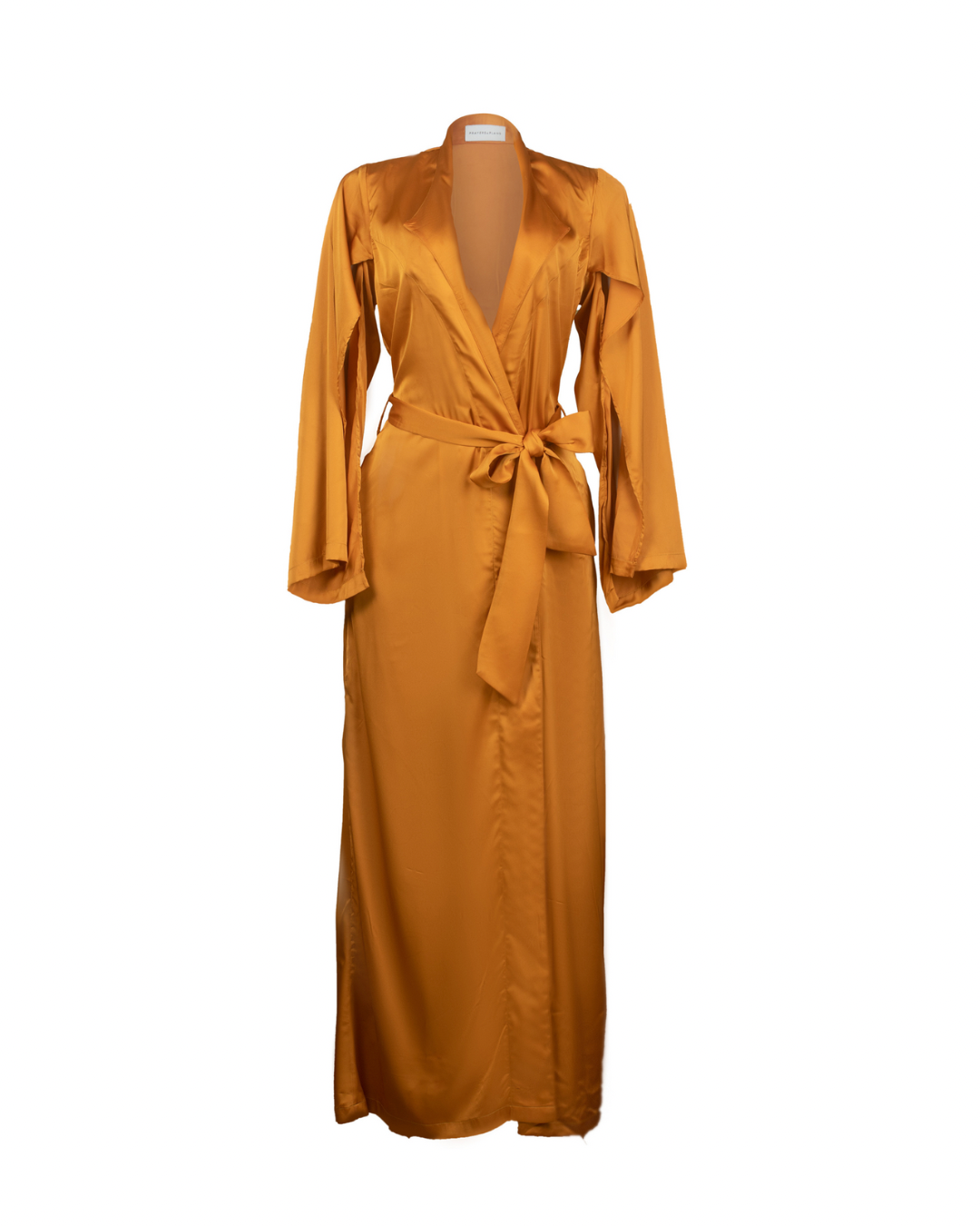 Maxi Tumaini Silk Robe Mustard