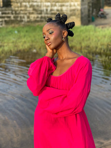 Ijó Lounge Dress Mexican Pink