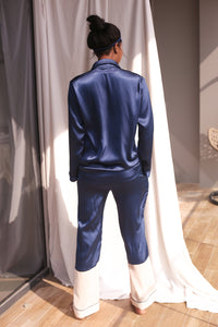 Jasmine Silk Set Midnight Blue